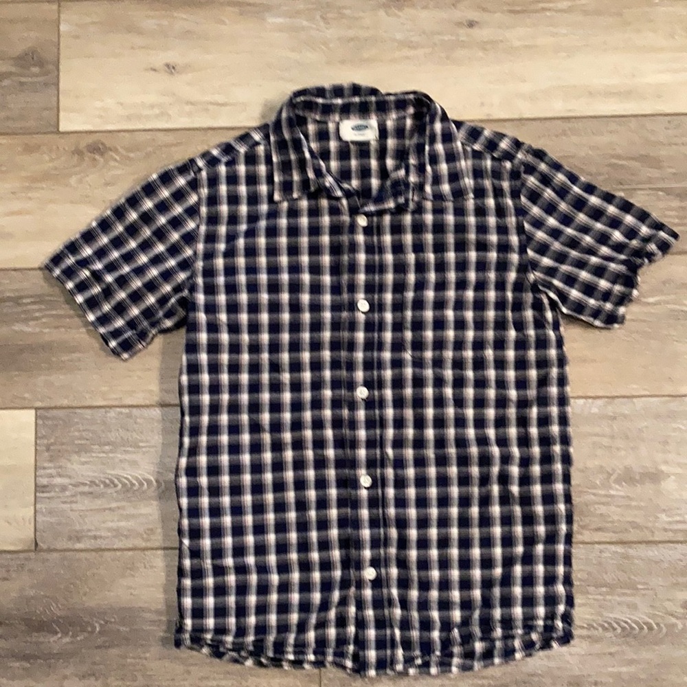 Boys Short Sleeve Button-down Shirt